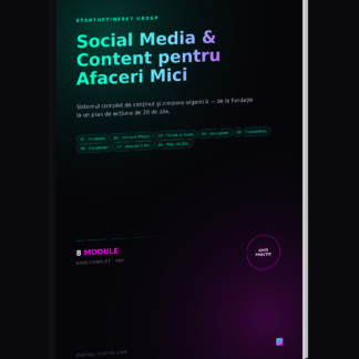 Social Media & Content pentru afaceri mici